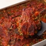 Egyptian Peas (Bazella) With Carrot And Meat Casserole