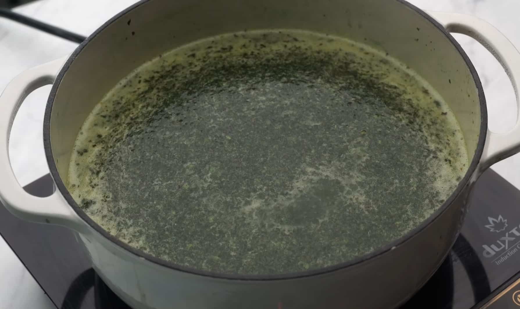 The Authentic Egyptian Molokhia with Chicken broth Arabic Food Tips