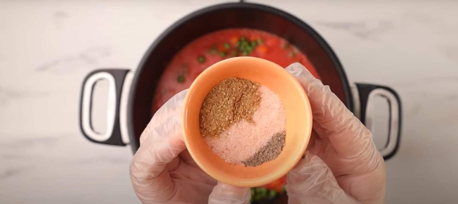 Egyptian Peas (Bazella) with Carrot and Meat Casserole Recipe