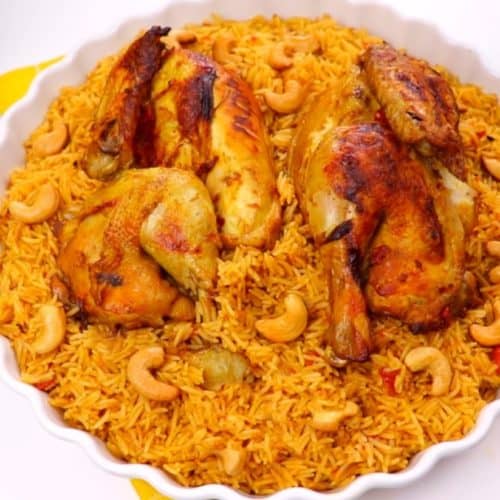 kabsa rice with chicken