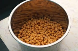 Wash the chickpeas well with water
